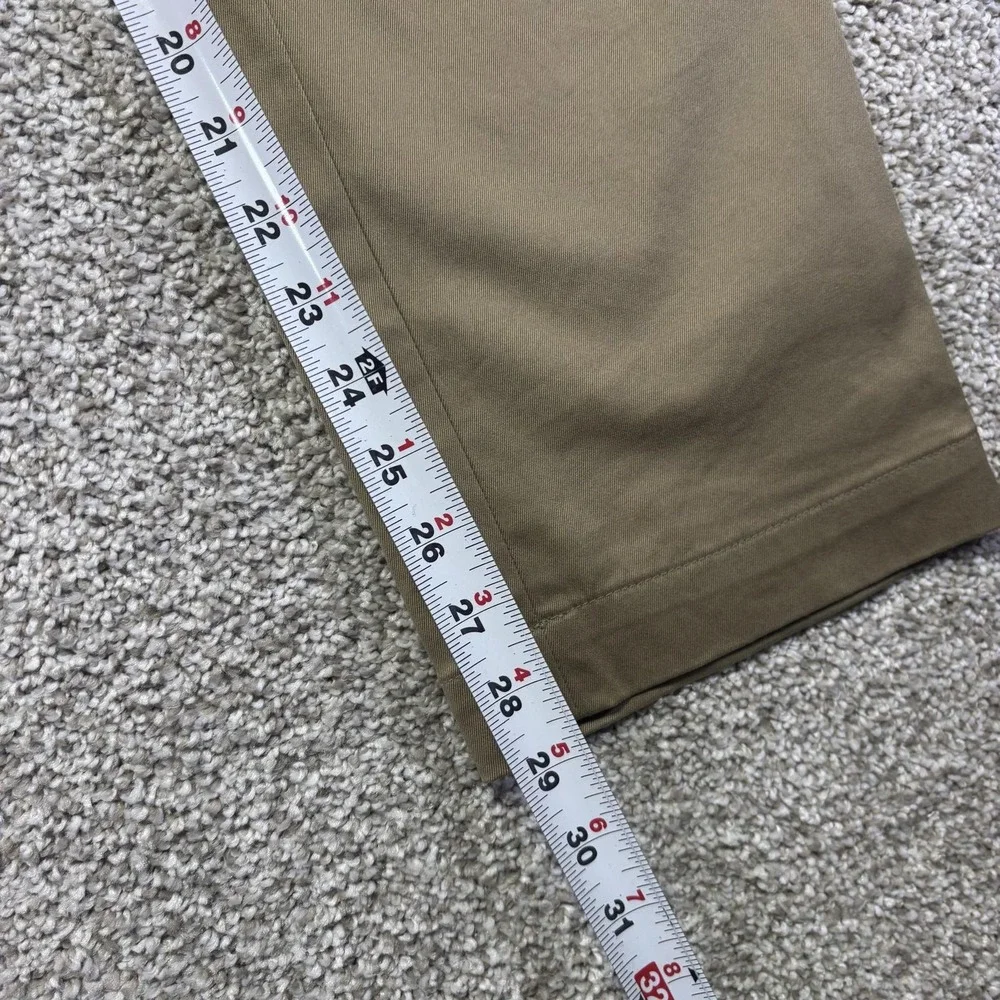 Banana Republic Aiden Chino Pants Mens 33x30 Beige Regular Fit Stretch Casual